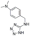 N-(4-(DIMETHYLAMINO)BENZYL)-1H-TETRAZOL-5-AMINE Struktur