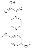 [4-(2,5-DIMETHOXYPHENYL)PIPERAZIN-1-YL](OXO)ACETIC ACID Struktur