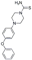 4-(4-PHENOXYPHENYL)PIPERAZINE-1-CARBOTHIOAMIDE Struktur