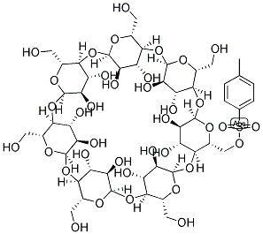 6-O-MONOTOLUENESULFONYL-BETA-CYCLODEXTRIN Struktur