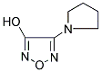 4-(1-PYRROLIDINYL)-1,2,5-OXADIAZOL-3-OL Struktur