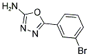 5-(3-BROMOPHENYL)-1,3,4-OXADIAZOL-2-AMINE Struktur