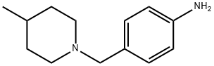 4-(4-METHYL-PIPERIDIN-1-YLMETHYL)-PHENYLAMINE Struktur