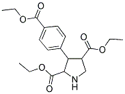 DIETHYL 3-(4-ETHOXYCARBONYLPHENYL)-2,4-PYRROLIDINEDICARBOXYLATE Structure