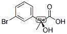 (S)-2-HYDROXY-2-METHYL(3-BROMOBENZENE)ACETIC ACID Struktur