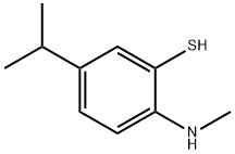 5-ISOPROPYL-2-(METHYLAMINO)BENZENETHIOL Struktur