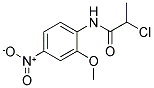 2-CHLORO-N-(2-METHOXY-4-NITROPHENYL)PROPANAMIDE Struktur