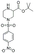 TERT-BUTYL 4-NOSYL PIPERAZINE-2-CARBOXYLATE Struktur