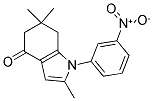 2,6,6-TRIMETHYL-1-(3-NITROPHENYL)-5,6,7-TRIHYDROINDOL-4-ONE Struktur