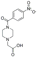 [4-(4-NITRO-BENZOYL)-PIPERAZIN-1-YL]-ACETIC ACID Struktur