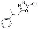 5-(2-PHENYL-PROPYL)-[1,3,4]OXADIAZOLE-2-THIOL Struktur