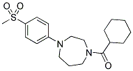 CYCLOHEXYL-[4-(4-METHANESULFONYL-PHENYL)-[1,4]DIAZEPAN-1-YL]-METHANONE Struktur