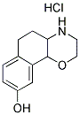 (-)-3,4,4a,5,6,10b-Hexahydro-2H-naphtho[1,2-b][1,4]oxazin-9-ol, Hydrochloride Struktur