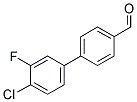 4'-CHLORO-3'-FLUORO[1,1'-BIPHENYL]-4-CARBALDEHYDE Struktur