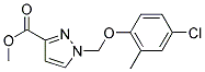 1-(4-CHLORO-2-METHYL-PHENOXYMETHYL)-1 H-PYRAZOLE-3-CARBOXYLIC ACID METHYL ESTER Struktur