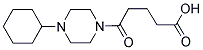 5-(4-CYCLOHEXYLPIPERAZIN-1-YL)-5-OXOPENTANOIC ACID Struktur