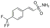 2-(4-TRIFLUOROMETHYL PHENYL)-ETHENESULFONYL ACID AMIDE Struktur