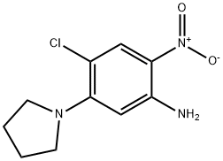 4-CHLORO-2-NITRO-5-(1-PYRROLIDINYL)ANILINE Struktur