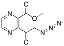 3-(2-AZIDO-ACETYL)-PYRAZINE-2-CARBOXYLIC ACID METHYL ESTER Struktur