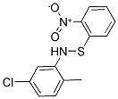 4-CHLORO-1-METHYL-2-([(2-NITROPHENYL)SULFANYL]AMINO)BENZENE Struktur