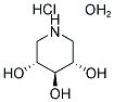 1,5-DIDEOXY-1,5-IMINO-D-XYLITOL HYDROCHLORIDE MONOHYDRATE Struktur