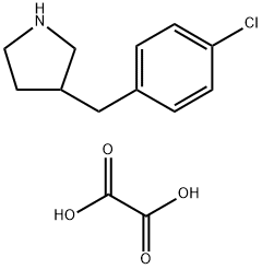 3-(4-CHLOROBENZYL)PYRROLIDINE OXALATE Struktur