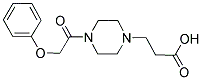 3-[4-(PHENOXYACETYL)PIPERAZIN-1-YL]PROPANOIC ACID Struktur