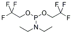 DIETHYLPHOSPHORAMIDOUS ACID BIS(2,2,2-TRIFLUORO-ETHYL)ESTER Struktur