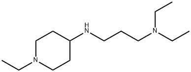 N,N-DIETHYL-N'-(1-ETHYL-PIPERIDIN-4-YL)-PROPANE-1,3-DIAMINE Struktur