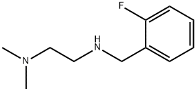 N'-(2-FLUORO-BENZYL)-N,N-DIMETHYL-ETHANE-1,2-DIAMINE Struktur