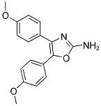 4,5-BIS-(4-METHOXY-PHENYL)-OXAZOL-2-YLAMINE Struktur