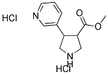 4-(3-PYRIDYL)PYRROLIDINE-3-METHYLCARBOXYLATE DIHYDROCHLORIDE Struktur