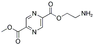 PYRAZINE-2,5-DICARBOXYLIC ACID 2-(2-AMINO-ETHYL) ESTER 5-METHYL ESTER Struktur