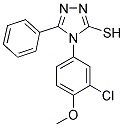 4-(3-CHLORO-4-METHOXY-PHENYL)-5-PHENYL-4H-[1,2,4]TRIAZOLE-3-THIOL Struktur