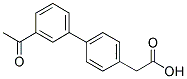 (3'-ACETYL-BIPHENYL-4-YL)-ACETIC ACID Struktur