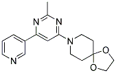 8-(2-METHYL-6-PYRIDIN-3-YLPYRIMIDIN-4-YL)-1,4-DIOXA-8-AZASPIRO[4.5]DECANE Struktur