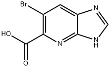 6-BROMO-3H-IMIDAZO[4,5-B]PYRIDINE-5-CARBOXYLIC ACID price.