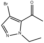 1-(4-BROMO-2-ETHYL-2H-PYRAZOL-3-YL)-ETHANONE Struktur