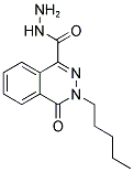 4-OXO-3-PENTYL-3,4-DIHYDRO-PHTHALAZINE-1-CARBOXYLIC ACID HYDRAZIDE Struktur