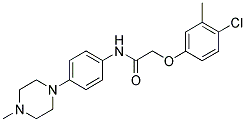 2-(4-CHLORO-3-METHYLPHENOXY)-N-(4-(4-METHYLPIPERAZIN-1-YL)PHENYL)ACETAMIDE Struktur