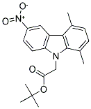 TERT-BUTYL 2-(1,4-DIMETHYL-6-NITRO-9H-CARBAZOL-9-YL)ACETATE Struktur