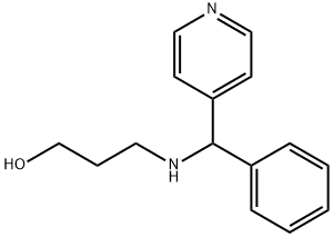 3-[(PHENYL-PYRIDIN-4-YL-METHYL)-AMINO]-PROPAN-1-OL Struktur