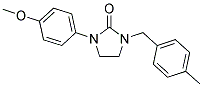 1-(4-METHOXYPHENYL)-3-(4-METHYLBENZYL)IMIDAZOLIDIN-2-ONE Struktur