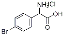 AMINO-(4-BROMO-PHENYL)-ACETIC ACID HYDROCHLORIDE Struktur