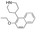 4-(2-ETHOXY-NAPHTHALEN-1-YL)-PIPERIDINE Struktur