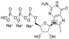 8-IODO-GUANOSINE-5'-TRIPHOSPHATE, SODIUM SALT Struktur