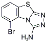 5-BROMO[1,2,4]TRIAZOLO[3,4-B][1,3]BENZOTHIAZOL-3-AMINE Struktur