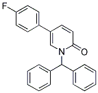 1-BENZHYDRYL-5-(4-FLUOROPHENYL)PYRIDIN-2(1H)-ONE Struktur