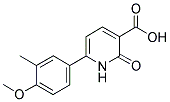 6-(4-METHOXY-3-METHYL-PHENYL)-2-OXO-1,2-DIHYDRO-PYRIDINE-3-CARBOXYLIC ACID Struktur