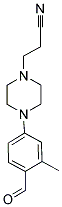 3-[4-(4-FORMYL-3-METHYLPHENYL)PIPERAZIN-1-YL]PROPANENITRILE Struktur